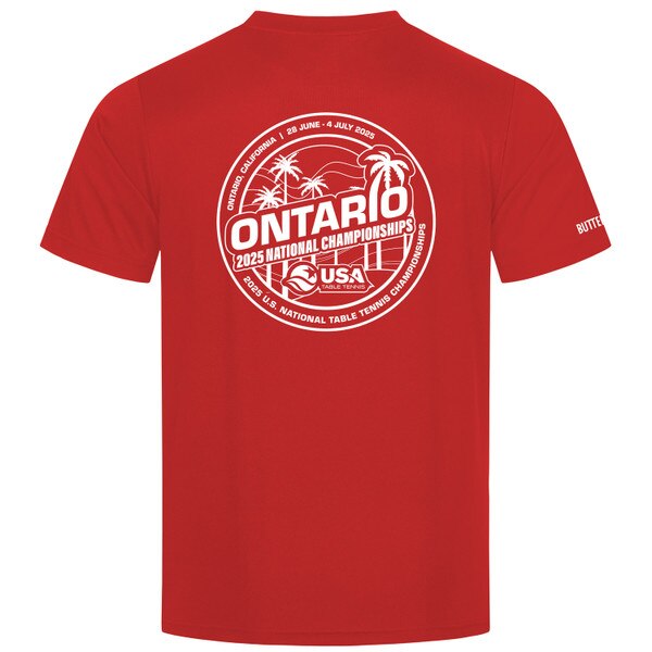 Butterfly 2025 US Nationals Shirt - Back
